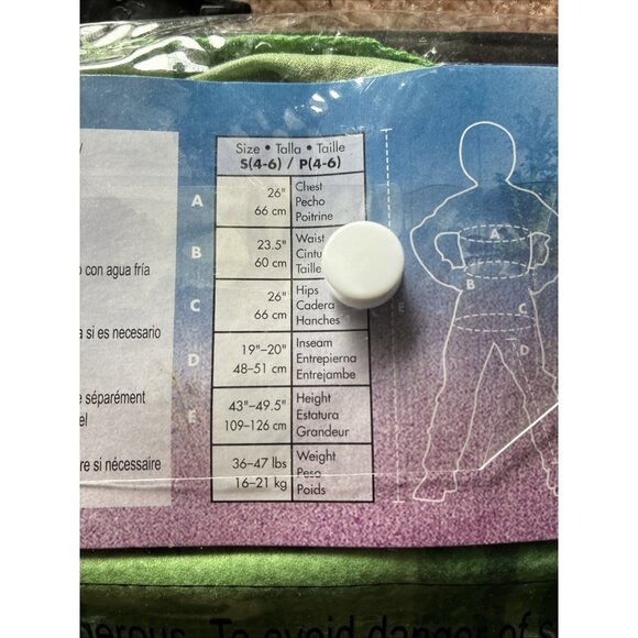 Disguise Disney Encanto Bruno Costume Boys Size S 4-6 Hooded Outfit Movie - Picture 7 of 14